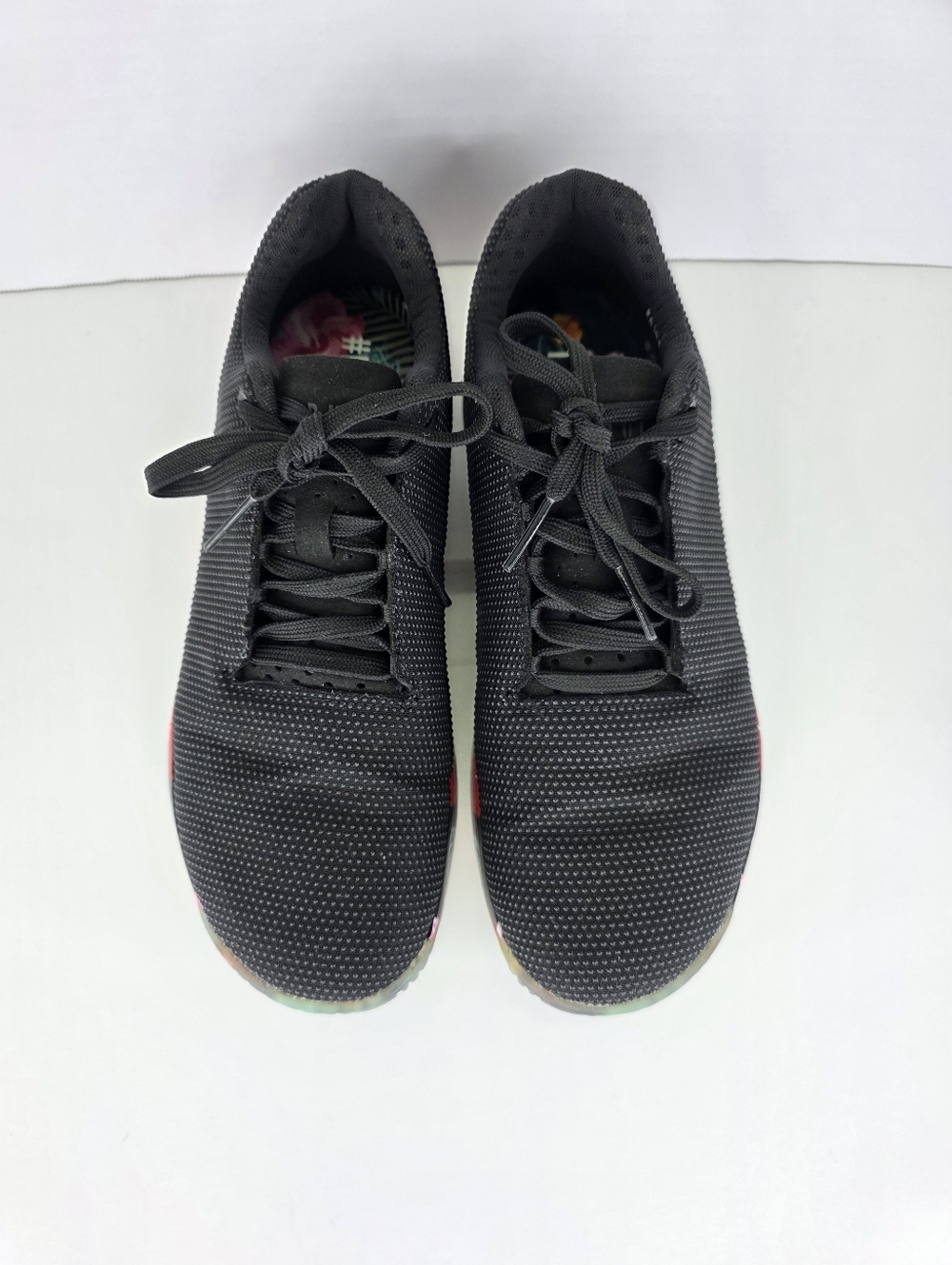 NOBULL Impact Sneaker Men's 9.5 Women's 11 Trainer SuperFabric Midnight Tropical - Picture 5 of 16